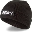 schwarze-kinder-beanie-classic-cuff-von-puma