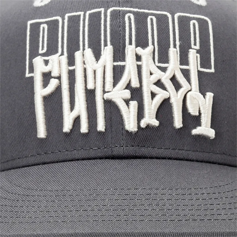 shapka-ploska-cherna-snapbek-ot-puma