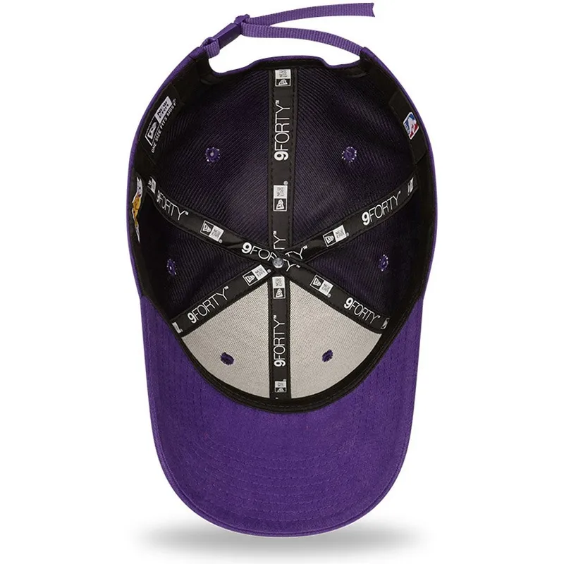 shapka-izvita-violetka-reguliruem-9forty-washed-pack-split-na-los-angeles-lakers-nba-ot-new-era