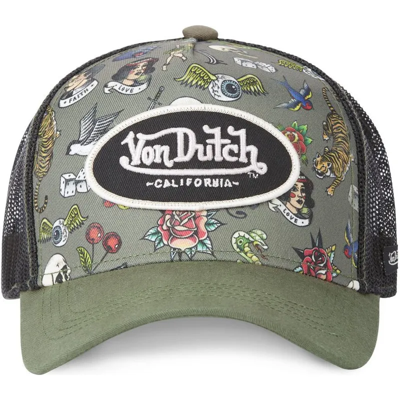 shapka-izvita-shapka-traker-zelena-snapbek-tattoo-tat-k-ot-von-dutch