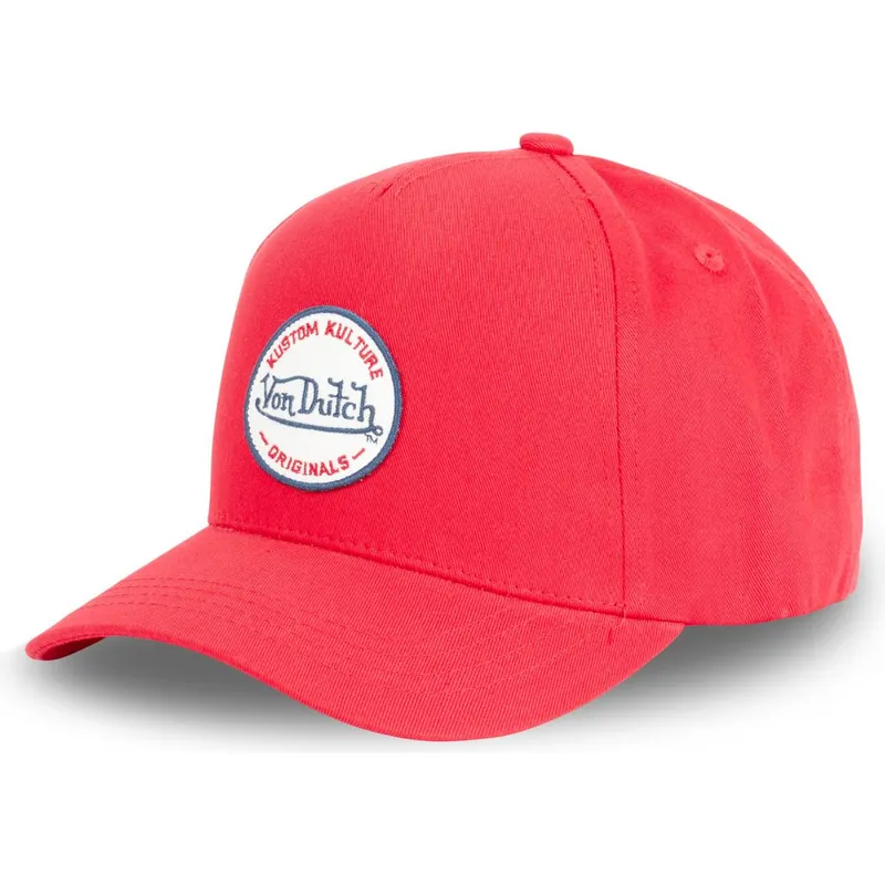 shapka-izvita-chervena-snapbek-kustom-kulture-col-red1-ot-von-dutch shapka-izvita-chervena-snapbek-kustom-kulture-col-red1-ot-von-dutch