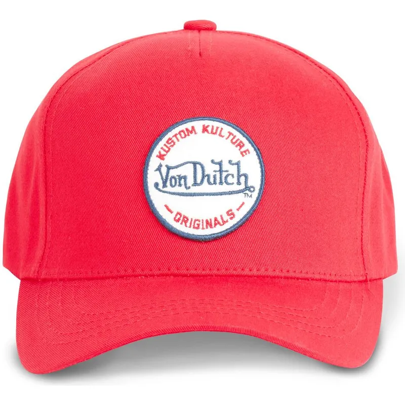 shapka-izvita-chervena-snapbek-kustom-kulture-col-red1-ot-von-dutch shapka-izvita-chervena-snapbek-kustom-kulture-col-red1-ot-von-dutch
