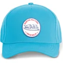 blaue-gebogene-snapback-kappe-kustom-kulture-col-dblu-von-von-dutch