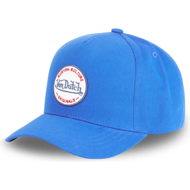 shapka-izvita-sinya-snapbek-kustom-kulture-col-rblu-ot-von-dutch