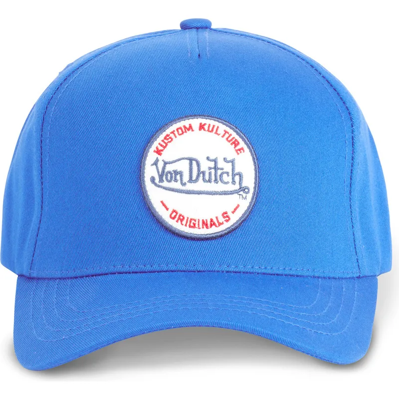 shapka-izvita-sinya-snapbek-kustom-kulture-col-rblu-ot-von-dutch