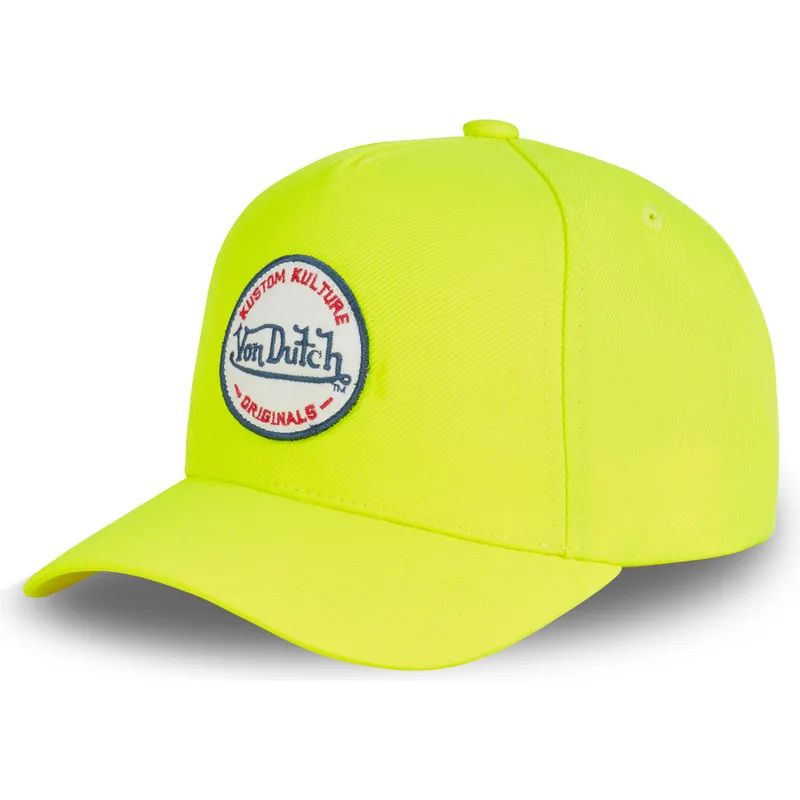 shapka-izvita-zhlt-snapbek-kustom-kulture-col-yel1-ot-von-dutch
