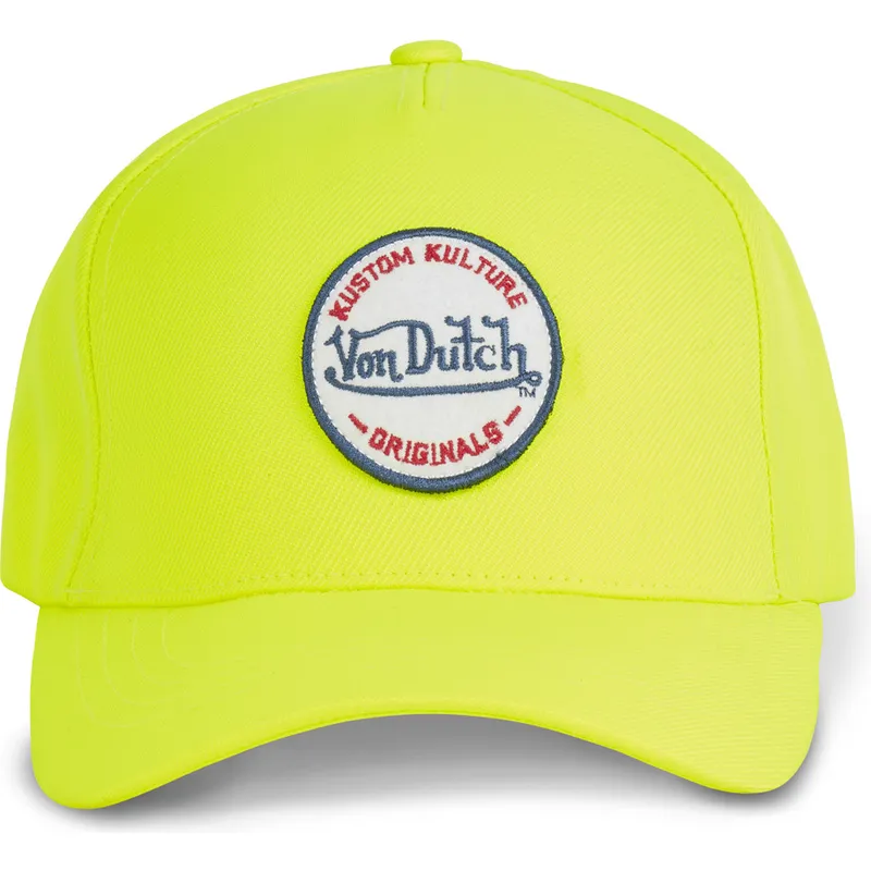 shapka-izvita-zhlt-snapbek-kustom-kulture-col-yel1-ot-von-dutch