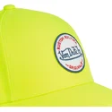 von-dutch-kustom-kulture-col-yel1-gelbe-snapback-kappe-mit-gebogenem-schirm