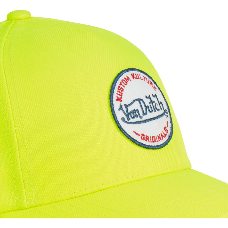 shapka-izvita-zhlt-snapbek-kustom-kulture-col-yel1-ot-von-dutch