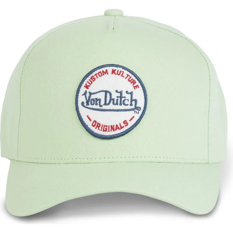 shapka-izvita-zelena-snapbek-kustom-kulture-col-mint-ot-von-dutch