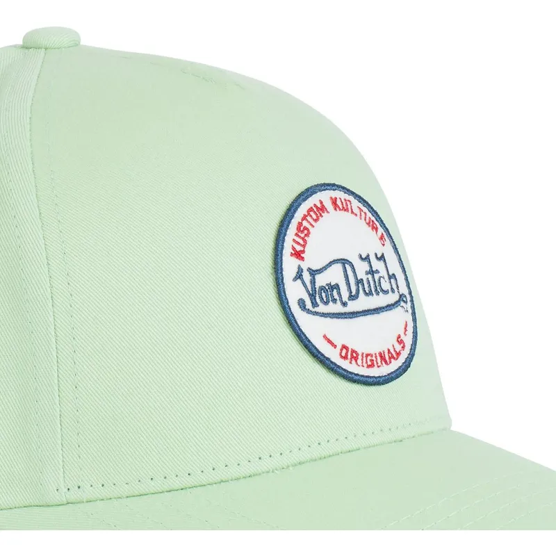 shapka-izvita-zelena-snapbek-kustom-kulture-col-mint-ot-von-dutch
