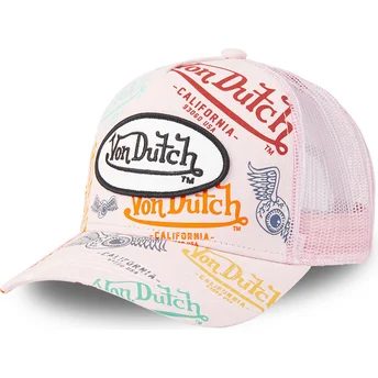 Lyserød trucker-kasket BRA PIN fra Von Dutch