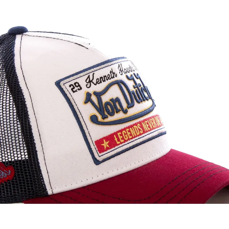 trucker-cap-weiss-marineblau-und-rot-legends-never-die-cas-wb07-von-von-dutch