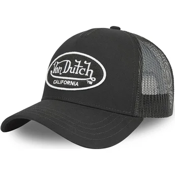 Шапка извита шапка тракер черна регулируема LOFB 5 от Von Dutch