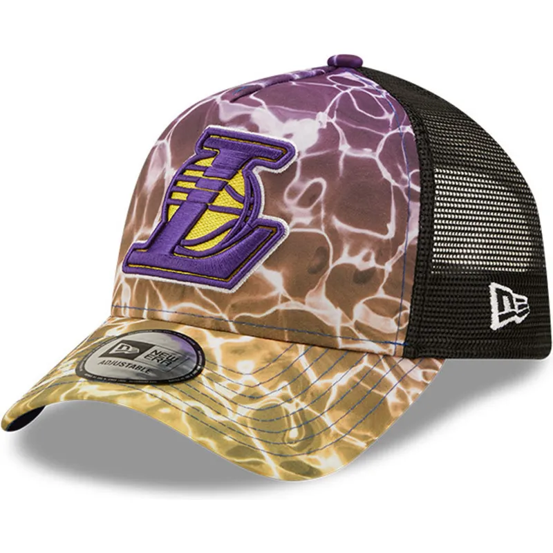 shapka-izvita-traker-mnogocveten-snapbek-a-frame-summer-city-na-los-angeles-lakers-nba-ot-new-era