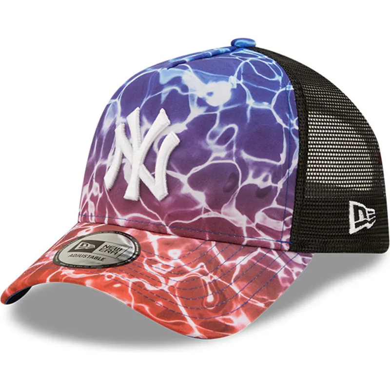 shapka-izvita-traker-mnogocveten-snapbek-a-frame-summer-city-na-new-york-yankees-mlb-ot-new-era