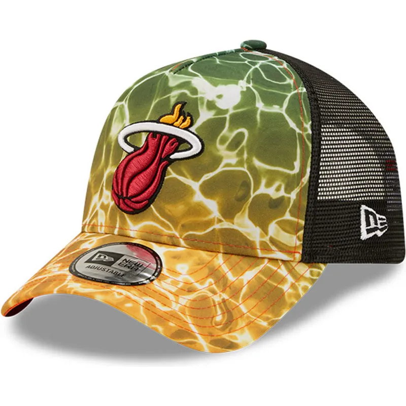 shapka-izvita-traker-mnogocveten-snapbek-a-frame-summer-city-na-miami-heat-nba-ot-new-era