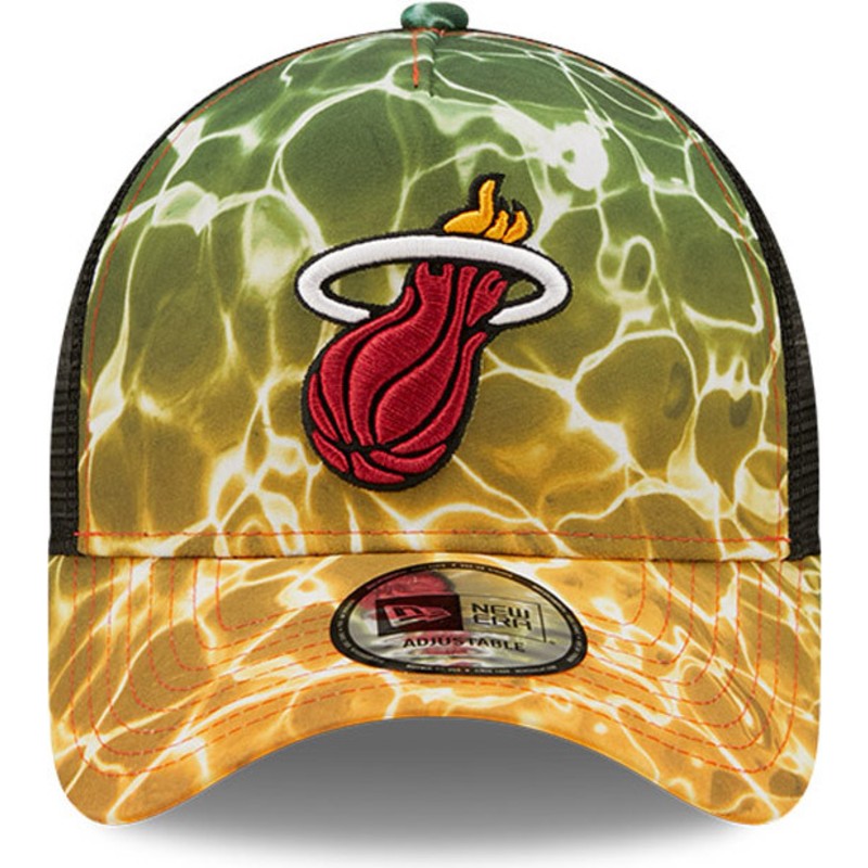 miami heat trucker cap