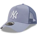 new-era-new-york-yankees-mlb-violette-tonal-mesh-a-frame-trucker-cap