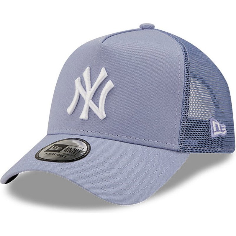 Yankees MLB Purple Trucker Hat 