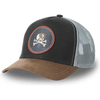 von-dutch-kustom-kulture-skull-trucker-cap-in-schwarz-blau-und-braun