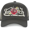 shapka-izvita-traker-cherna-snapbek-flor-nr-ot-von-dutch