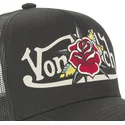shapka-izvita-traker-cherna-snapbek-flor-nr-ot-von-dutch