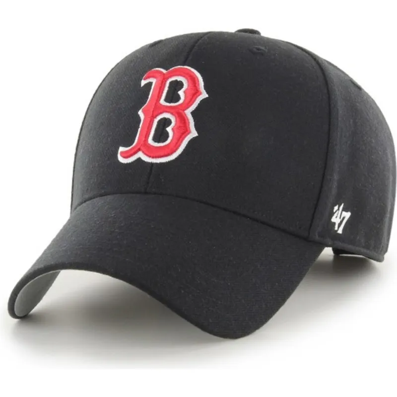 schwarze-verstellbare-gebogene-mvp-kappe-der-boston-red-sox-mlb-von-47-brand
