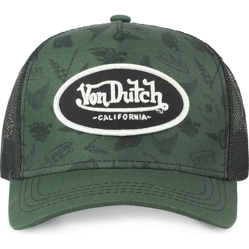 olive green von dutch hat