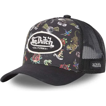 Von Dutch Tattoo TAT NR Черна Шапка Тракер
