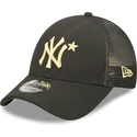 casquette-trucker-noire-avec-logo-dore-9forty-all-star-game-new-york-yankees-mlb-new-era