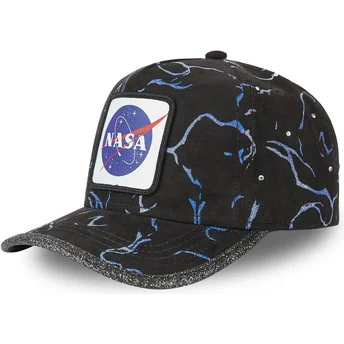 Шапка извита черна регулируем GLI NASA от Capslab