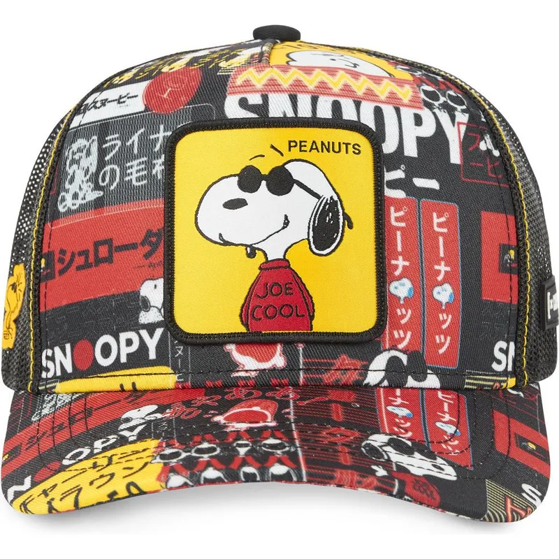 shapka-izvita-traker-cherna-snapbek-joe-cool-pea-sam1-snoopy-fstci-ot-capslab