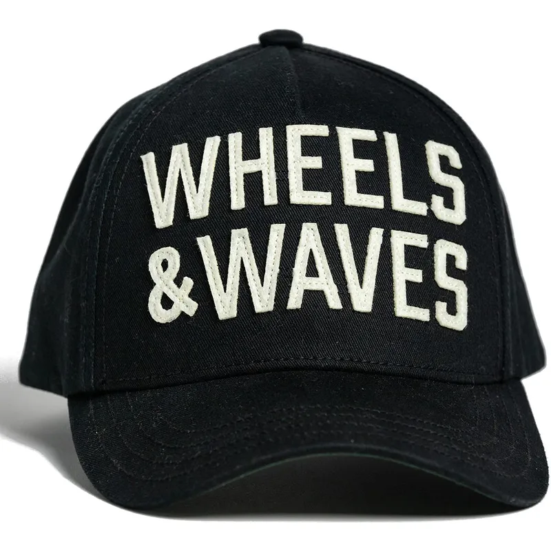 shapka-izvita-cherna-snapbek-classic-ww22-ot-wheels-and-waves