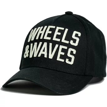 gorra-curva-negra-snapback-classic-ww22-de-wheels-and-waves