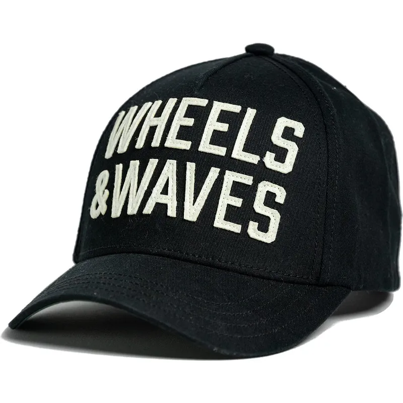 shapka-izvita-cherna-snapbek-classic-ww22-ot-wheels-and-waves