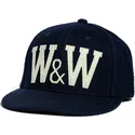 verstellbare-marineblaue-flatcap-varsity-ww28-von-wheels-and-waves