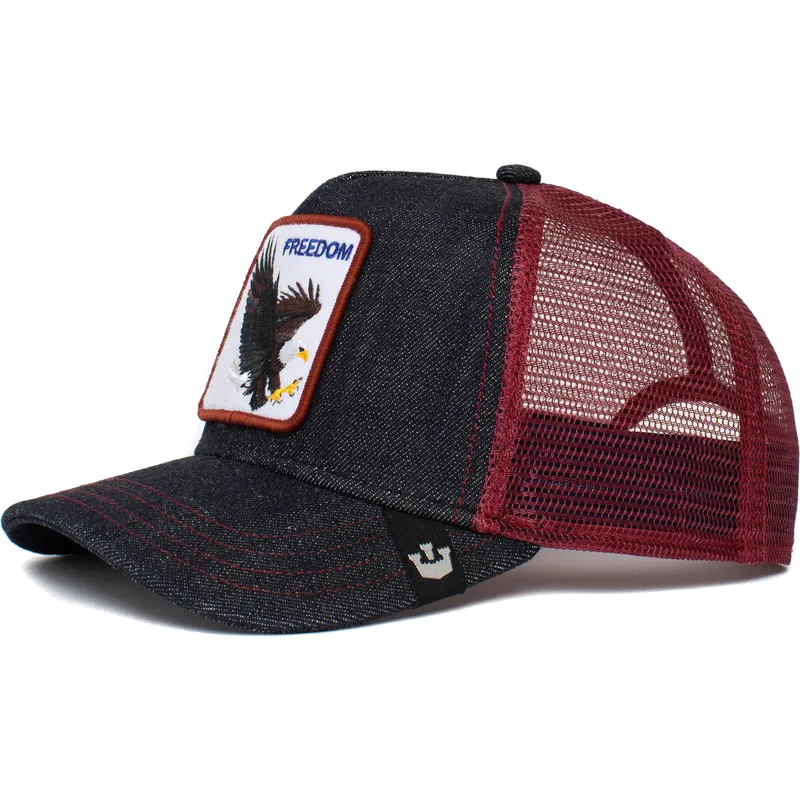 shapka-izvita-traker-tmnosin-snapbek-the-freedom-eagle-the-farm-ot-goorin-bros