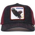 shapka-izvita-traker-tmnosin-snapbek-the-freedom-eagle-the-farm-ot-goorin-bros