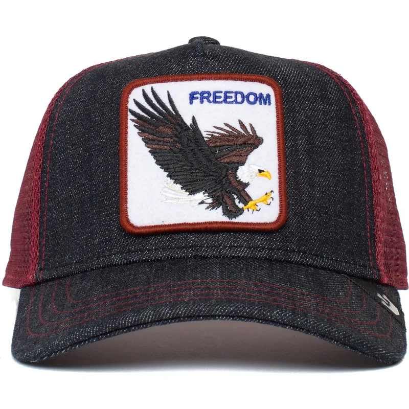 shapka-izvita-traker-tmnosin-snapbek-the-freedom-eagle-the-farm-ot-goorin-bros
