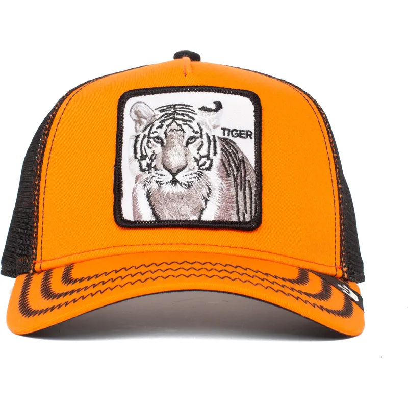 shapka-izvita-traker-oranzhev-snapbek-the-white-tiger-the-farm-ot-goorin-bros