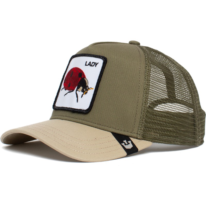 lady bug trucker hat