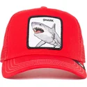 shapka-izvita-traker-chervena-snapbek-shark-dunnah-the-farm-ot-goorin-bros