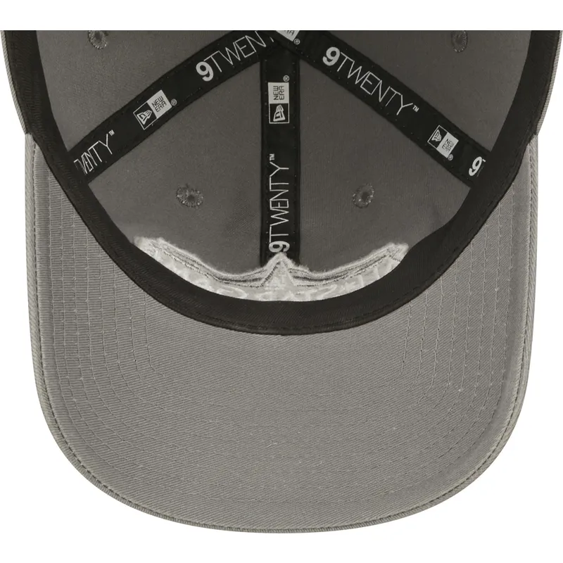 graue-verstellbare-curved-cap-9twenty-all-star-game-core-classic-der-los-angeles-dodgers-mlb-von-new-era