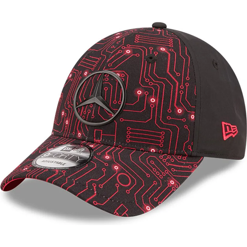 shapka-izvita-chervena-reguliruem-9forty-esports-grand-prix-na-mercedes-formula-1-ot-new-era