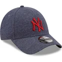 shapka-izvita-siv-reguliruem-9forty-jersey-essential-na-new-york-yankees-mlb-ot-new-era