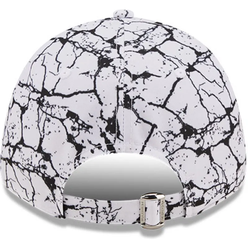 shapka-izvita-byala-reguliruem-9forty-marble-na-los-angeles-lakers-nba-ot-new-era