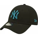 shapka-izvita-cherna-reguliruem-za-deca-9forty-league-essential-na-new-york-yankees-mlb-ot-new-era
