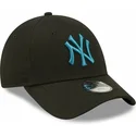 shapka-izvita-cherna-reguliruem-za-deca-9forty-league-essential-na-new-york-yankees-mlb-ot-new-era