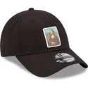 shapka-izvita-cherna-reguliruem-9forty-patch-mona-le-louvre-ot-new-era